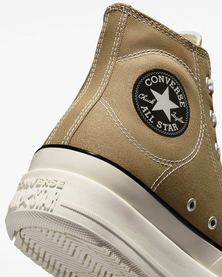 Men's Converse Chuck Taylor All Star Construct High Top Shoes Khaki / Black | AU 3EC10G
